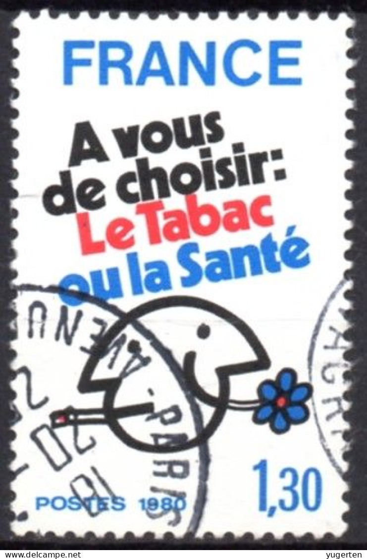 FRANCE 1980 - 1v - Used - Anti-smoking Campaign - Health - Santé -Tobacco - Smoking - Gesundheit – Tabak Tabaco Tabacco - Droga