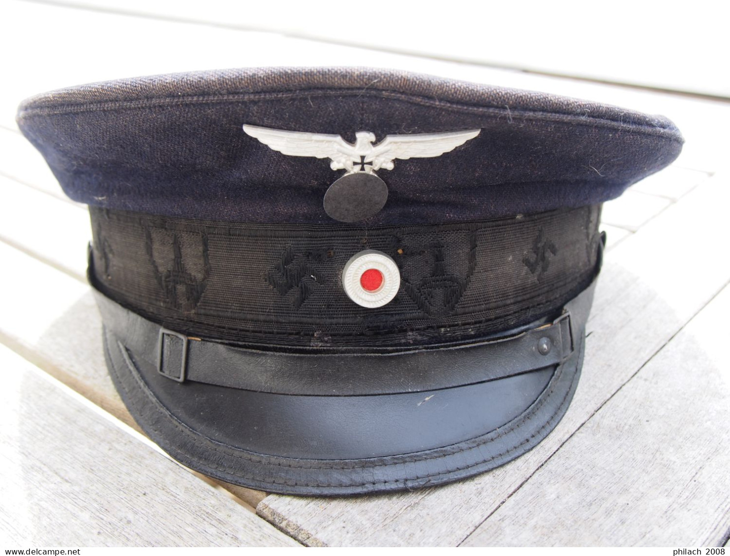 Casquette Allemande WW2 De L'association KYFFHAUSER Des Anciens Combattants De 14/18 - Hoeden