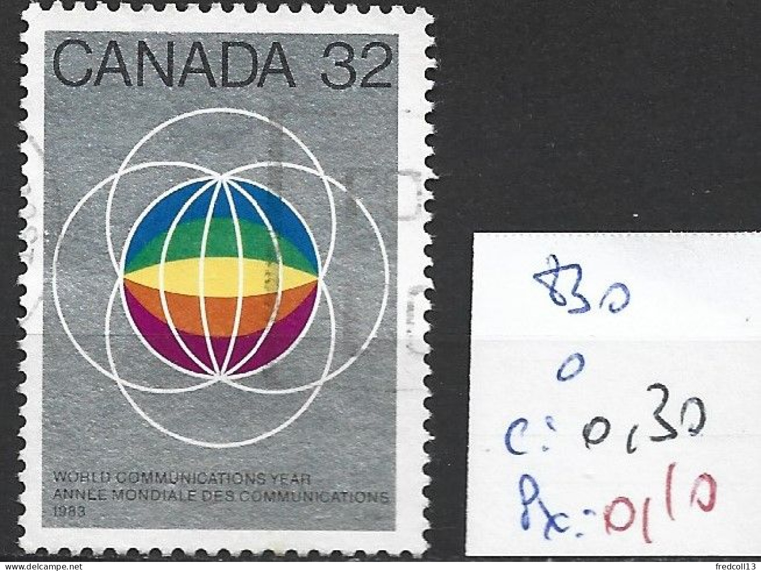 CANADA 830 Oblitéré Côte 0.30 € - Used Stamps