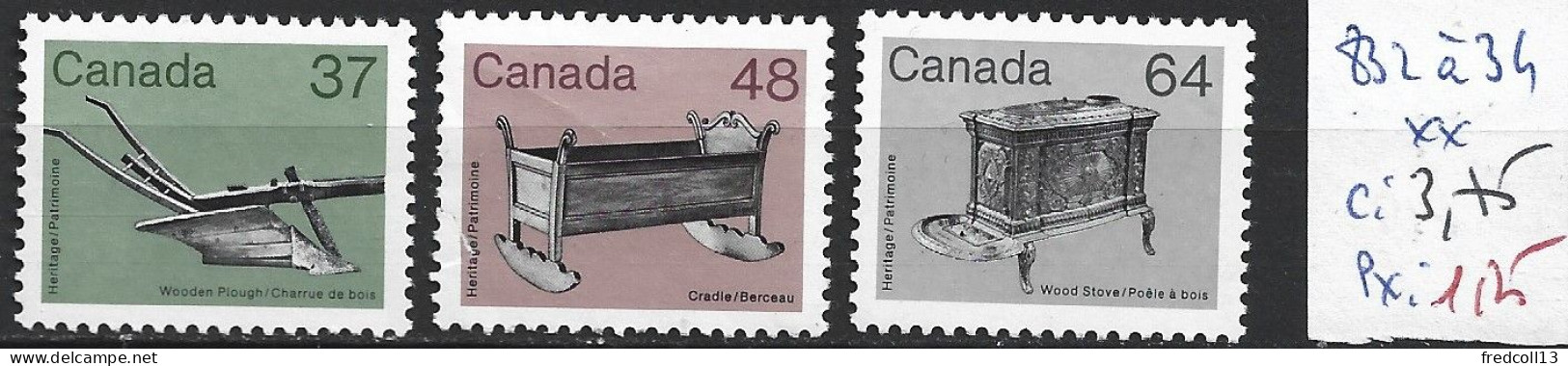 CANADA 832 à 34 ** Côte 3.75 € - Unused Stamps