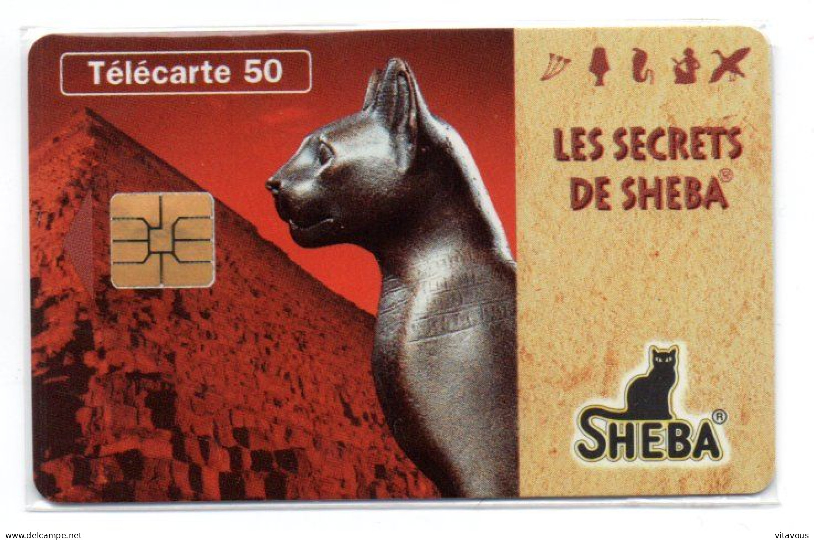 En 1585 SHEBA Déesse Bastet  Chat Cat Télécarte FRANCE 50 Unités Phonecard  (F 426) - 50 Einheiten