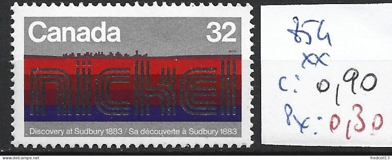 CANADA 854 ** Côte 0.90 € - Unused Stamps