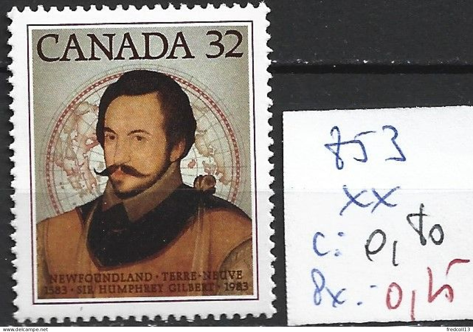CANADA 853 ** Côte 0.80 € - Unused Stamps