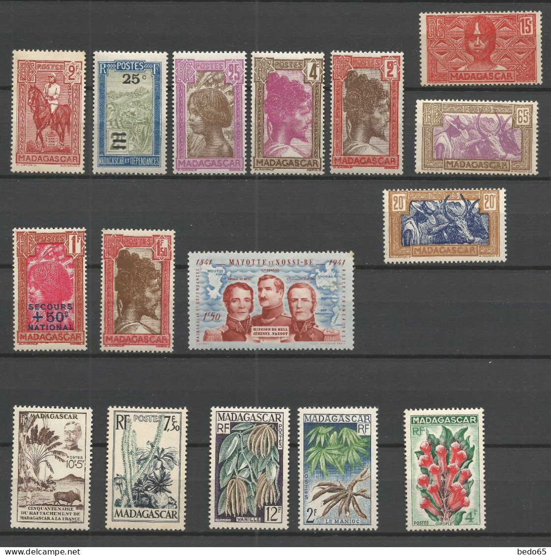 LOT MADAGASCAR  NEUF**  SANS CHARNIERE / Hingeless / MNH - Andere & Zonder Classificatie