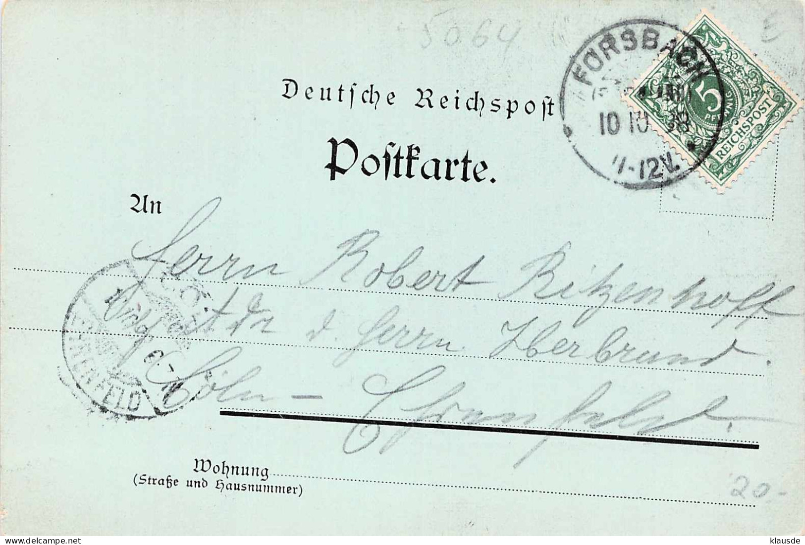 Gruss Aus Sülzthal-Hoffnungsthal. Bundeshaus Des D. R. B. Gel.1898 AKS - Lindlar