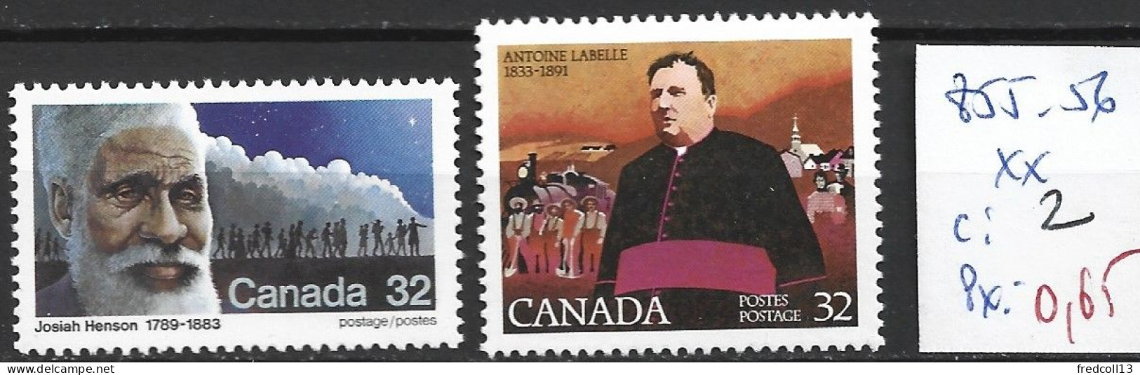 CANADA 855-56 ** Côte 2 € - Unused Stamps