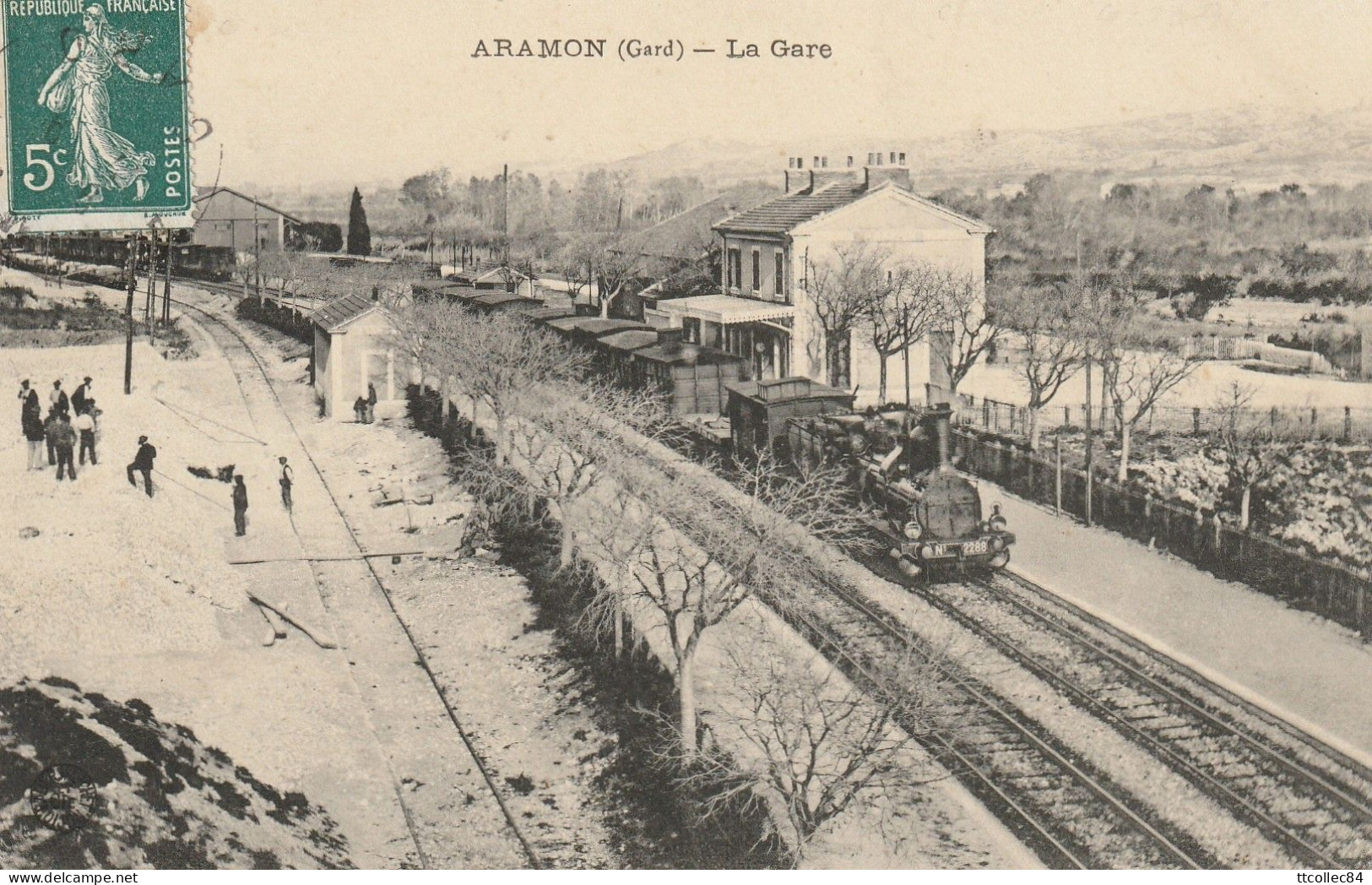 CPA-30-ARAMON-La Gare - Aramon