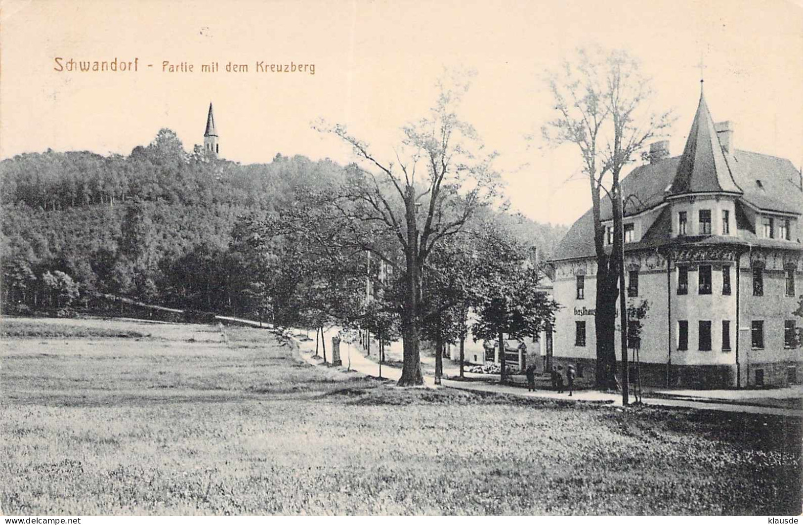 Schwandorf - Partie Mit Dem Kreuzberg Feldpost 1917 - Schwandorf