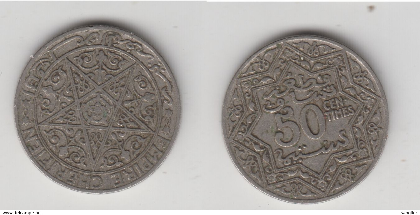 MAROC 50 CTS AH 1339 - PARIS - EMPIRE CHERIFIEN - Maroc