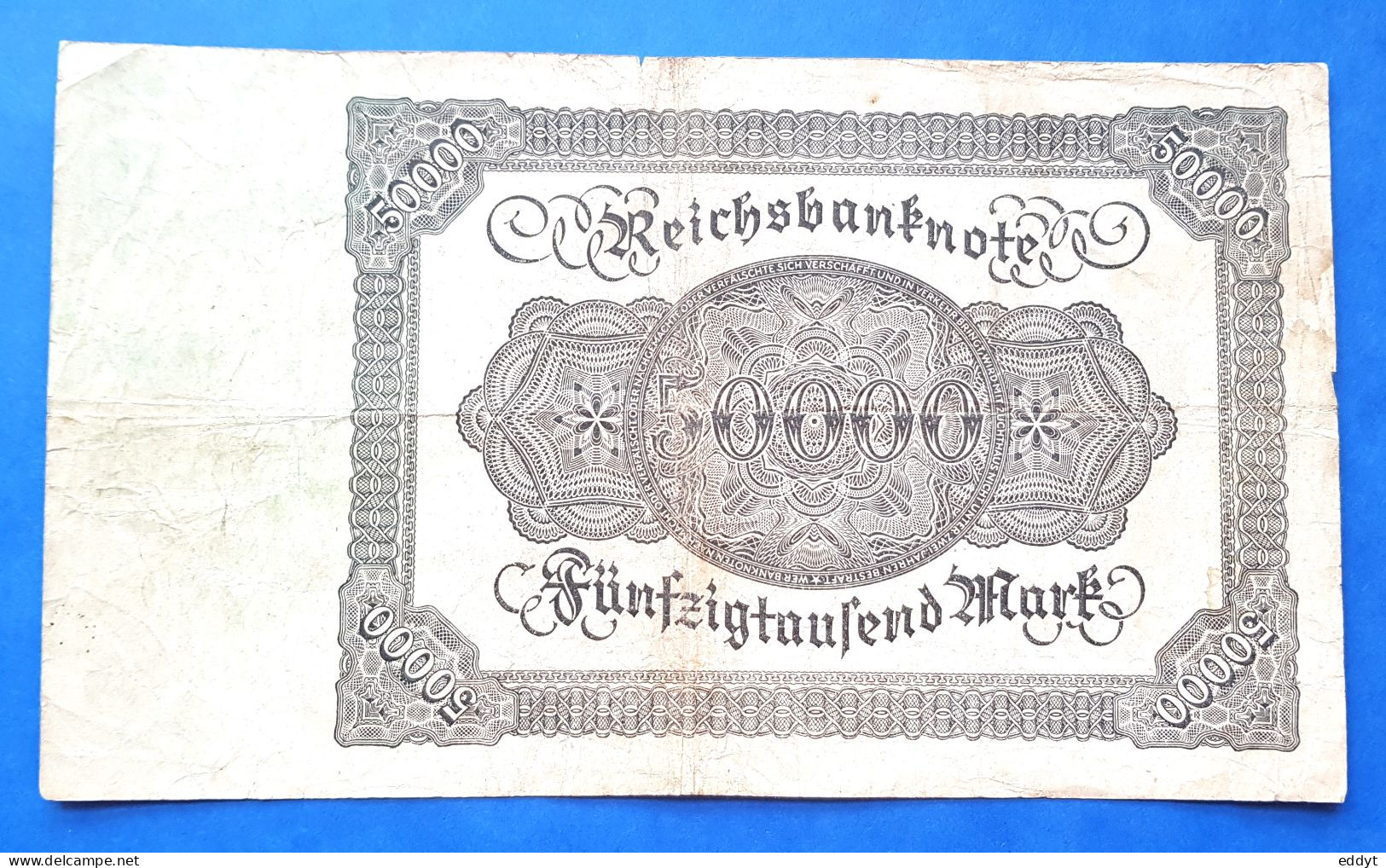 1 BILLETS ALLEMAND - 50 000 MARK - 1922  - BE - 5000 Mark