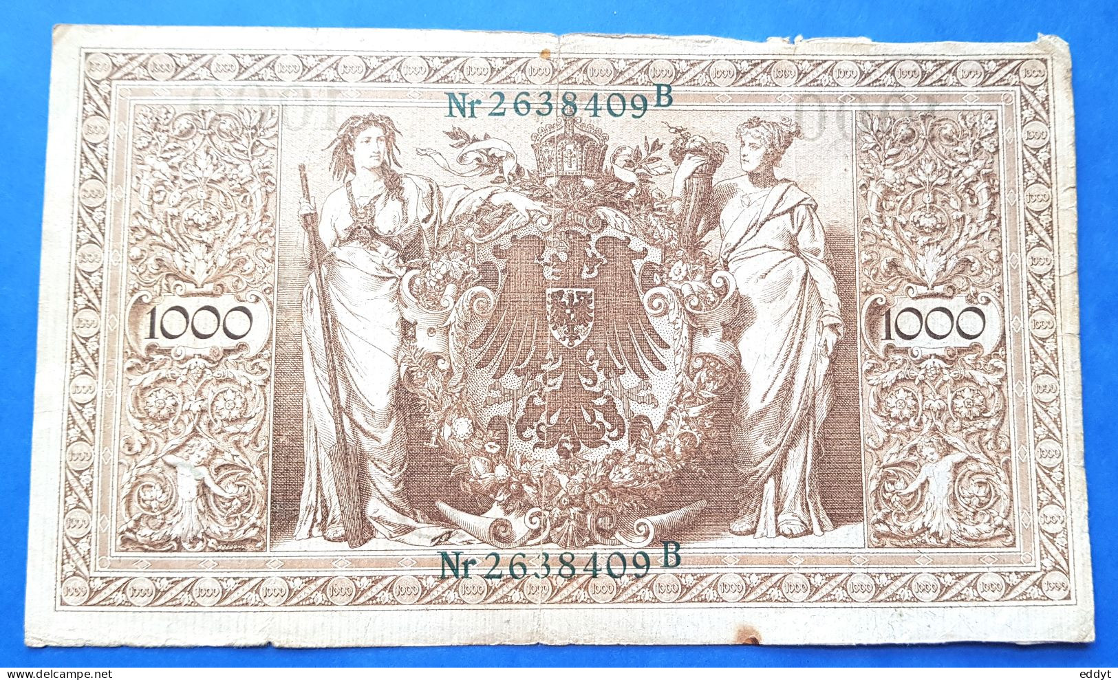 1 BILLETS ALLEMAND - 1000 MARK - 1910  - BE - 1000 Mark