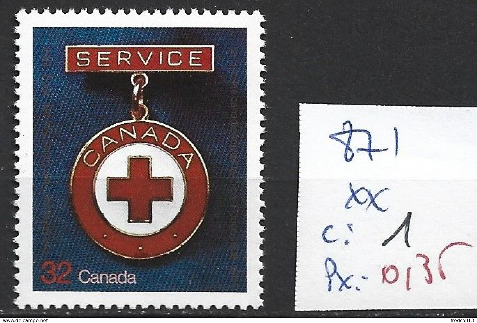 CANADA 871 ** Côte 1 € - Unused Stamps