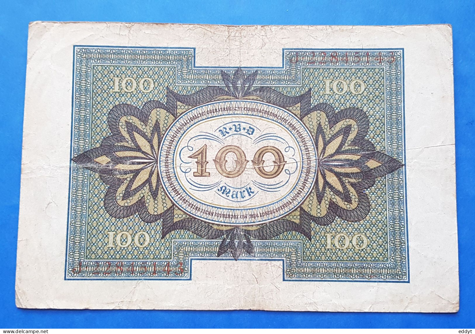 1 BILLETS ALLEMAND - 100 MARK - 1920  - BE - 20.000 Mark