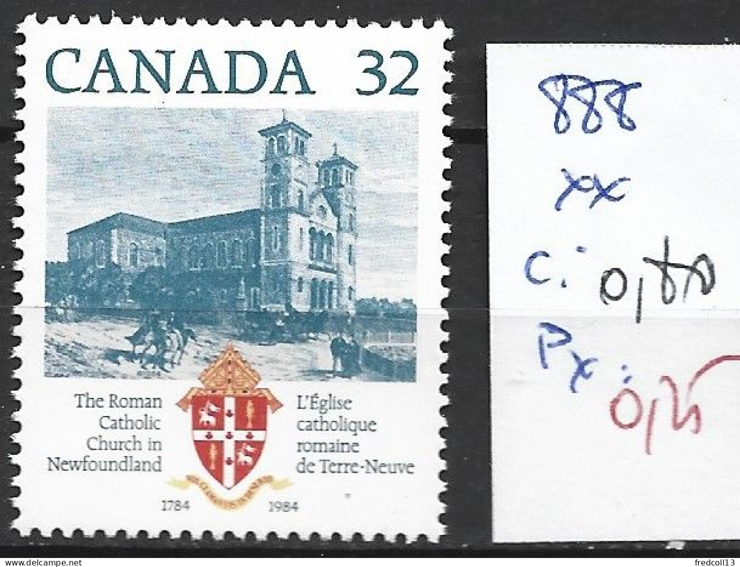 CANADA 888 ** Côte 0.80 € - Unused Stamps