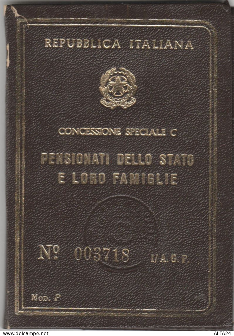 FERROVIE DELLO STATO CONCESSIONE C 1968 (XF131 - Europa