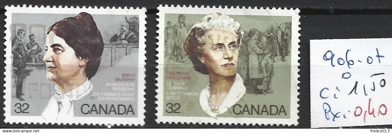 CANADA 906-07 Oblitérés Côte 1.50 € - Used Stamps