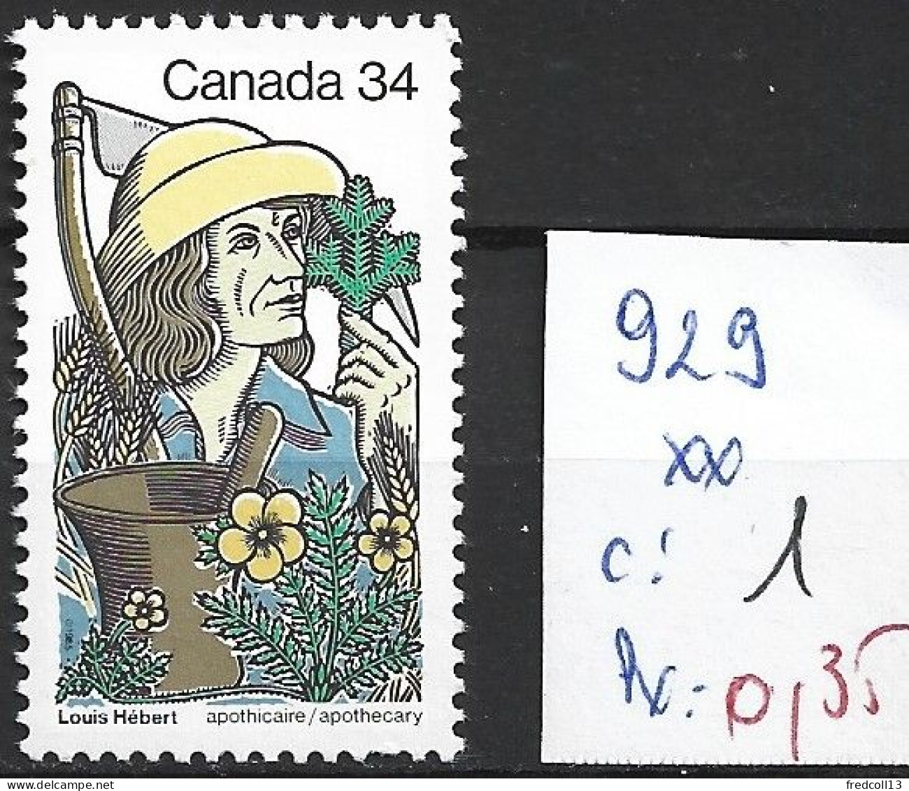 CANADA 929 ** Côte 1 € - Unused Stamps