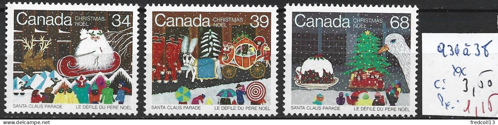 CANADA 936 à 38 ** Côte 3.50 € - Unused Stamps