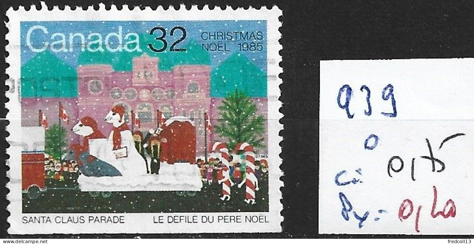 CANADA 939 Oblitéré Côte 0.75 € - Used Stamps