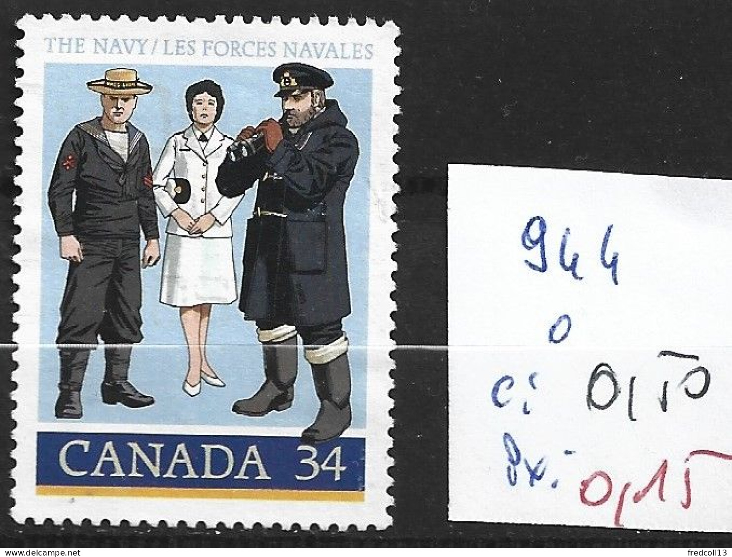 CANADA 944 Oblitéré Côte 0.50 € - Used Stamps