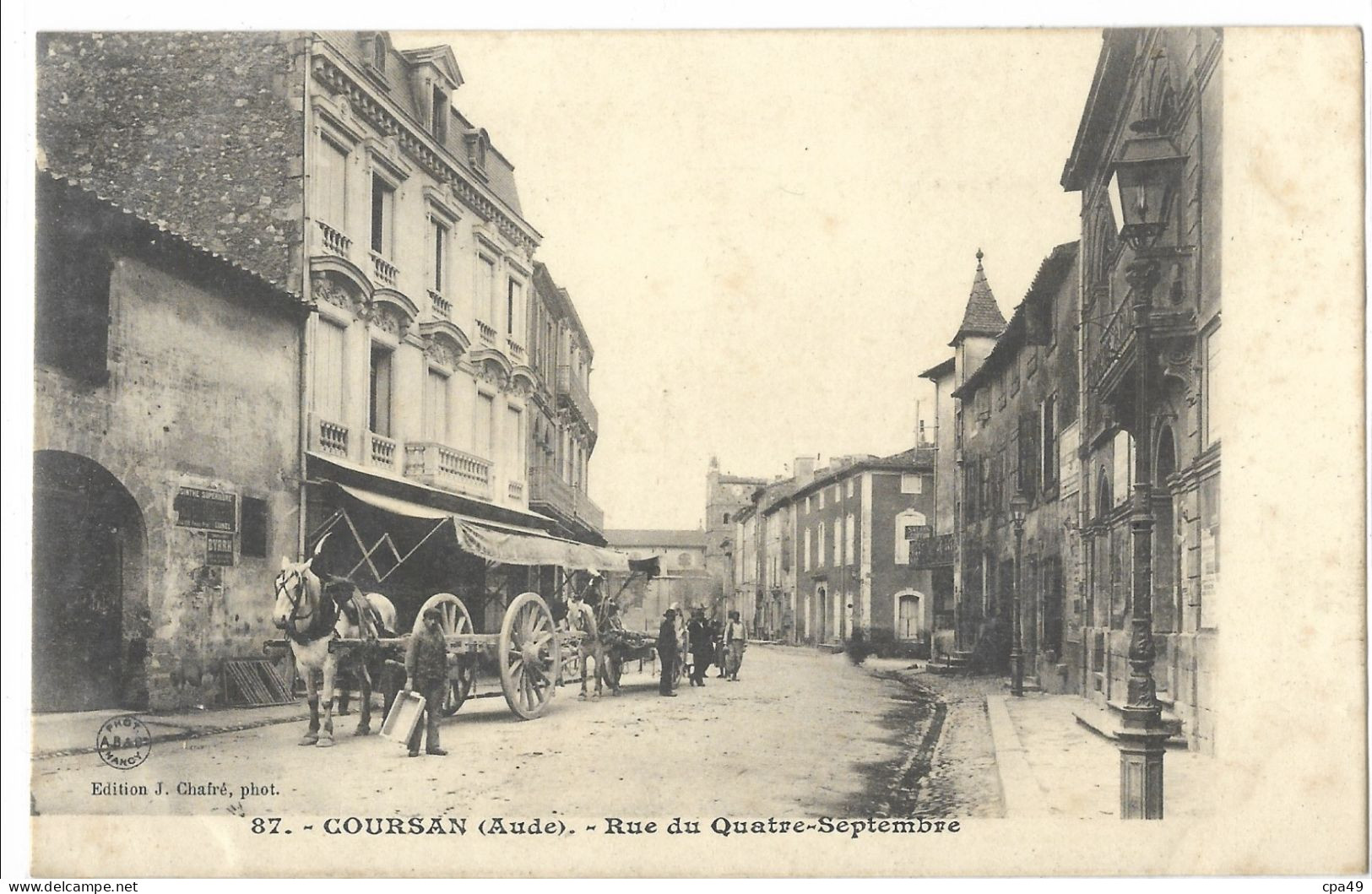 11    COURSAN  RUE  DU  QUATRE - SEPTEMBRE - Andere & Zonder Classificatie