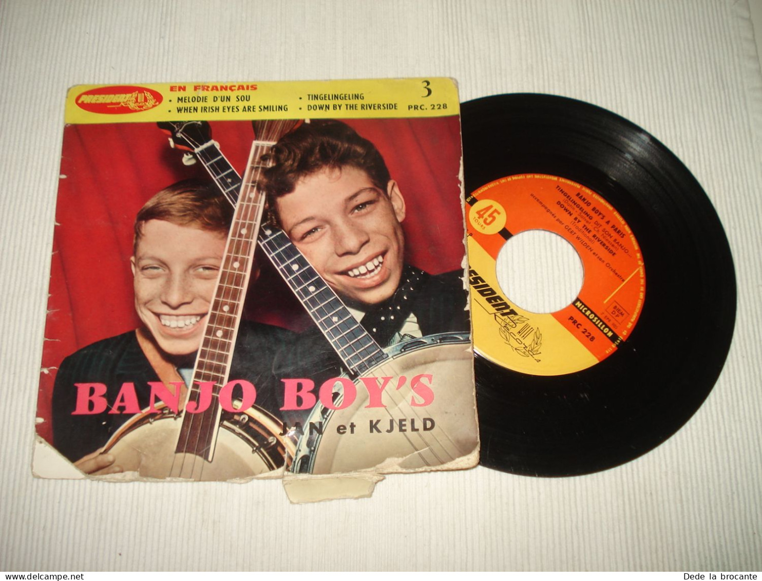 B12 / Banjo Boy's - Mélodie D'un Sou - EP - PRC. 228 - Fr 1960 VG+/G - Country & Folk