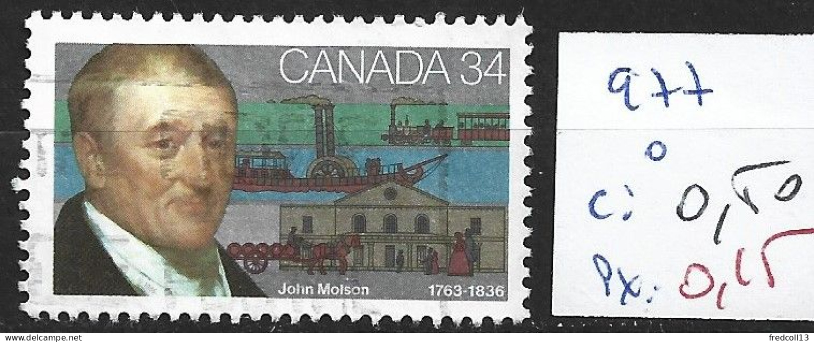 CANADA 977 Oblitéré Côte 0.50 € - Used Stamps