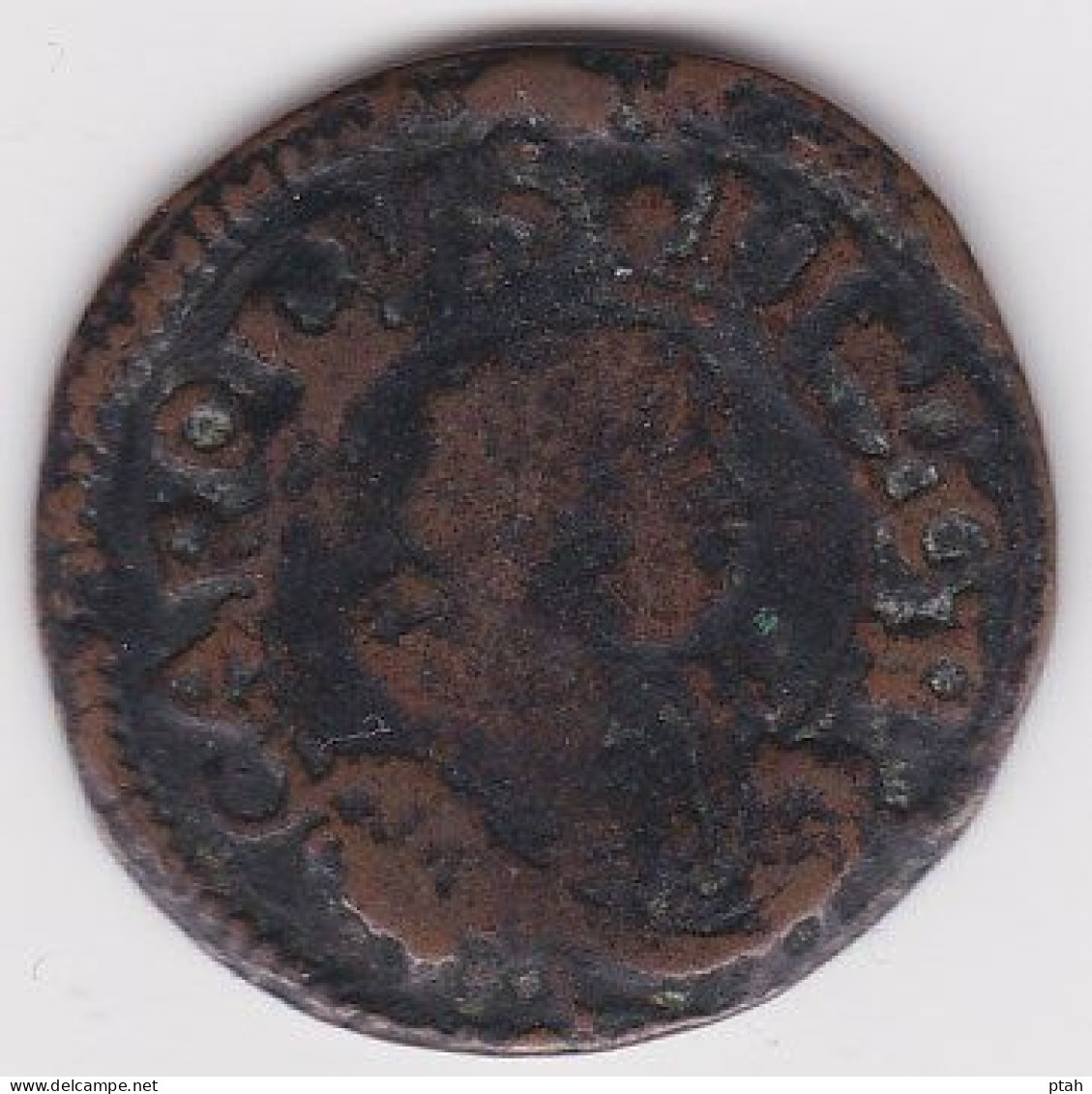 SARDINIA, Carlo II, Cagliarese 1668 - Monnaies Féodales
