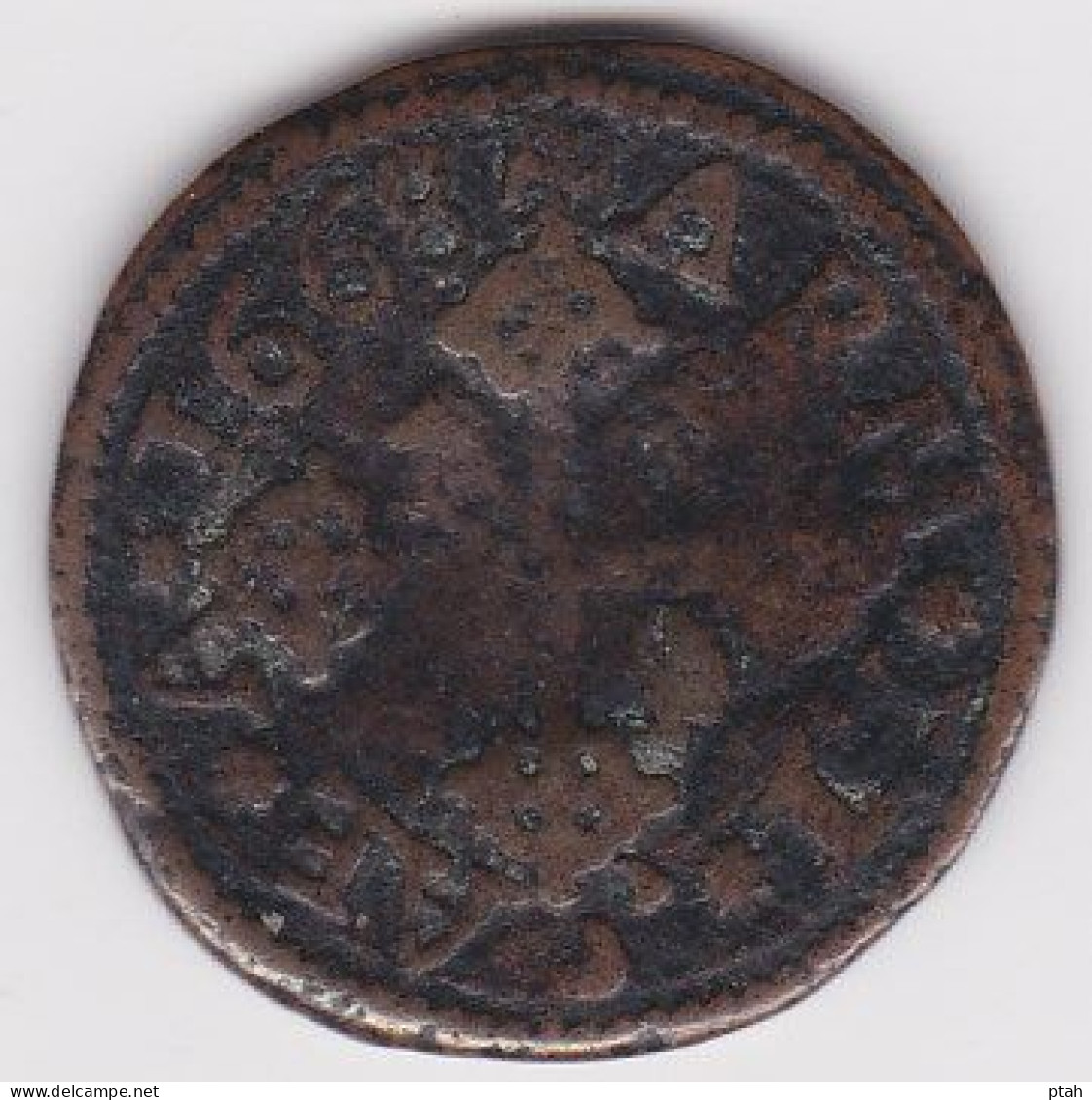 SARDINIA, Carlo II, Cagliarese 1668 - Monedas Feudales