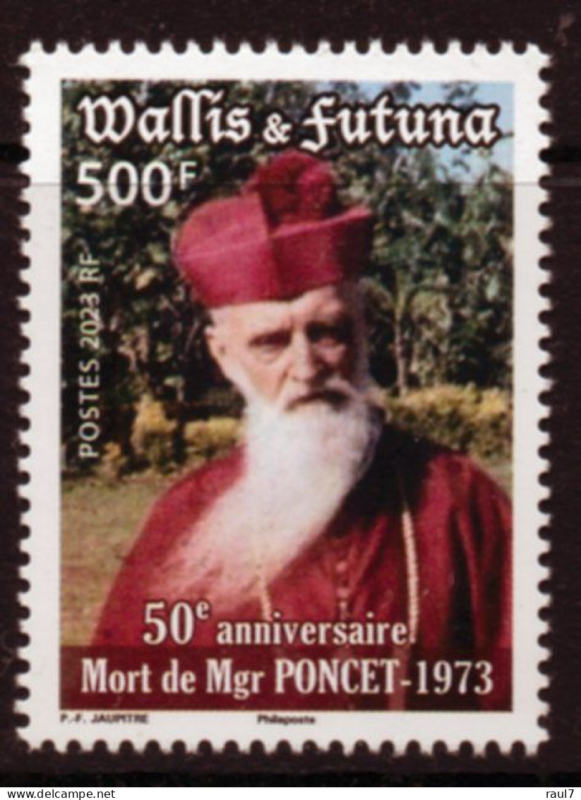 Wallis Et Futuna 2023 - 50 Ans De La Mort De Mgr Poncet - 1 Val Neuf // Mnh - Nuovi