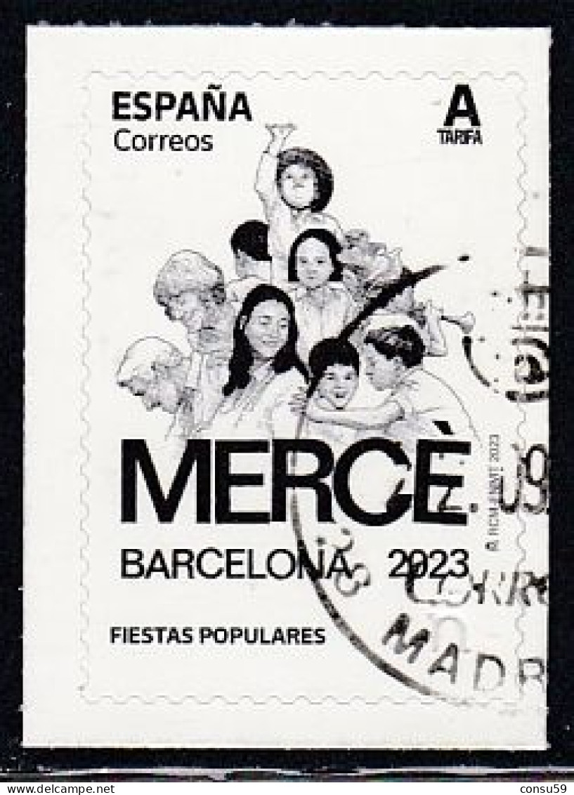 2023-ED. 5687 - Fiestas Populares. La Mercè. Barcelona - USADO - Used Stamps