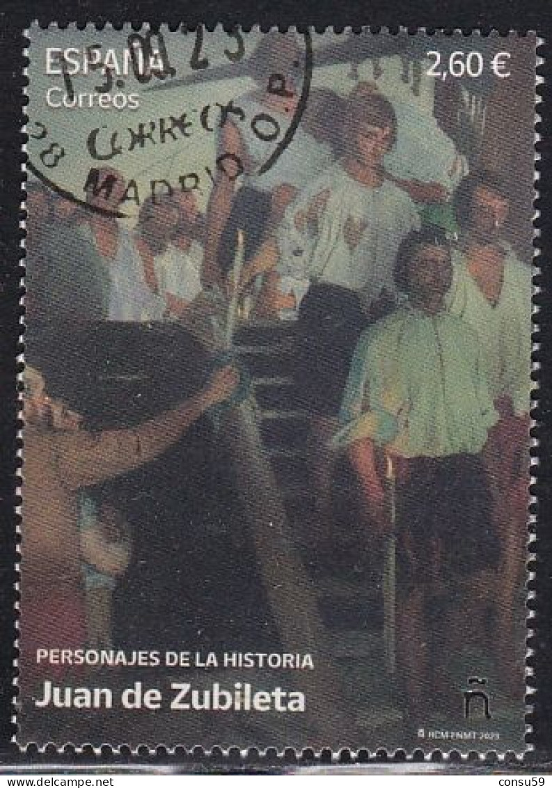 2023-ED. 5685 - Personajes De La Historia. Juan De Zubileta- USADO - Used Stamps