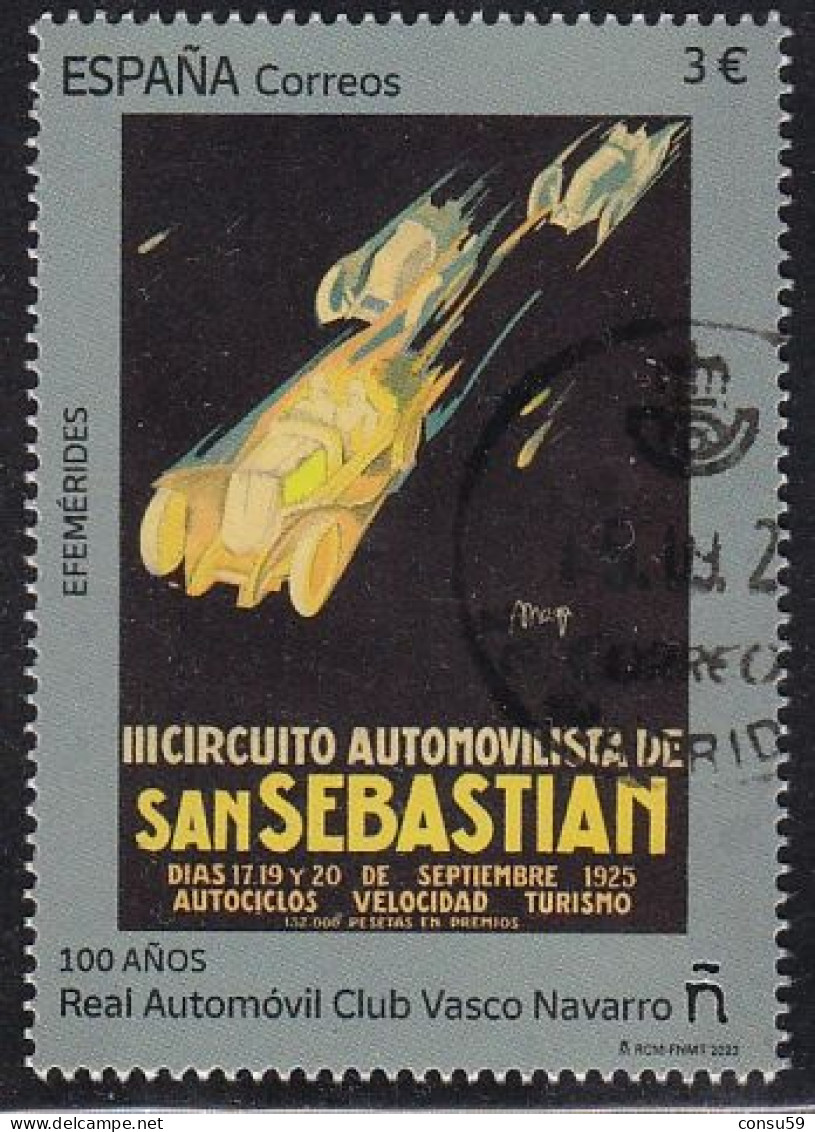 2023-ED. 5684 - 100 Años Real Automóvil Club Vasco Navarro- USADO - Used Stamps