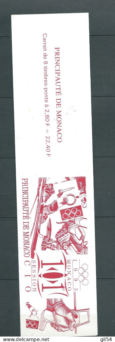 Monaco - Carnet N° 10 ** NEUF  -   PLIE   - Malb 12605 - Postzegelboekjes