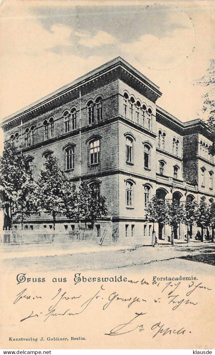 Gruß Aus Eberswalde - Forstakademie Gel.1900 AKS - Eberswalde