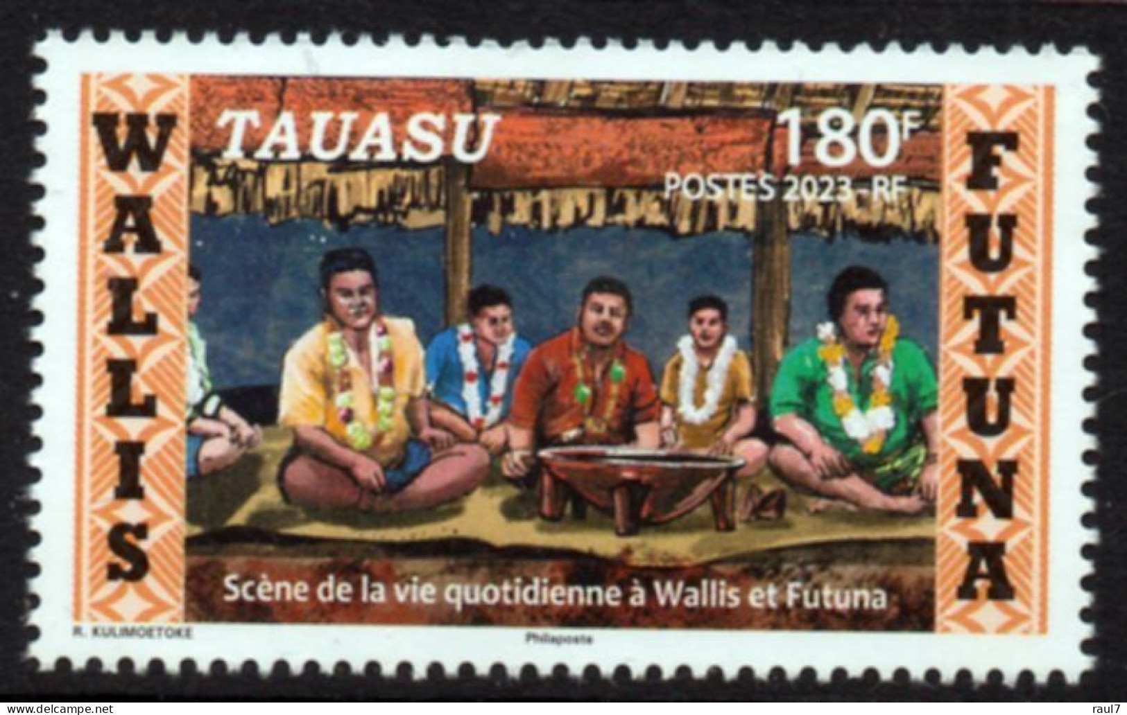 Wallis Et Futuna 2023 - Scène De Vie Quotidienne, Tauasu - 1 Val Neuf // Mnh - Nuovi