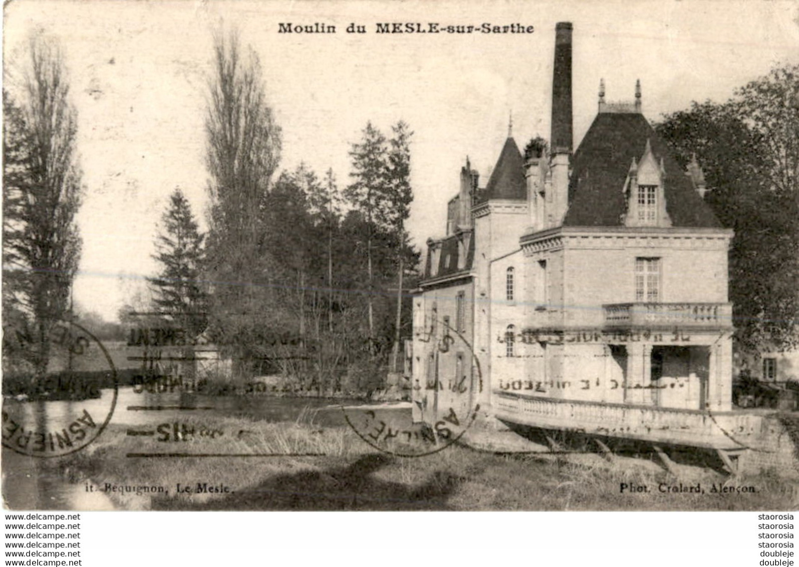 D61  MESLE- SUR- SARTHE  Moulin   ..... - Le Mêle-sur-Sarthe