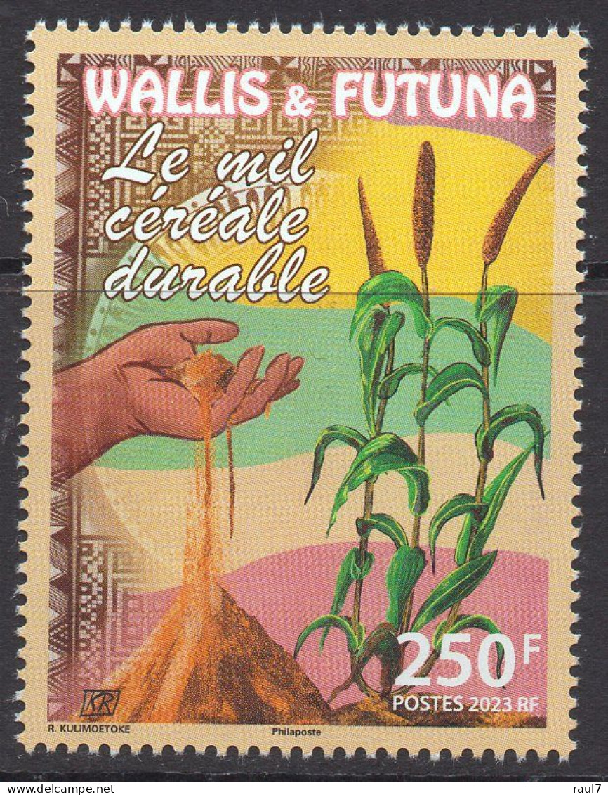 Wallis Et Futuna 2023 - Céréales, Le Mil - 1 Val Neuf // Mnh - Unused Stamps