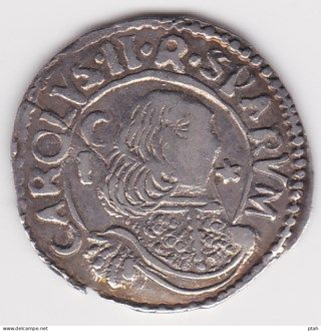 SARDINIA, Carlo II, Reale 1699 - Monedas Feudales