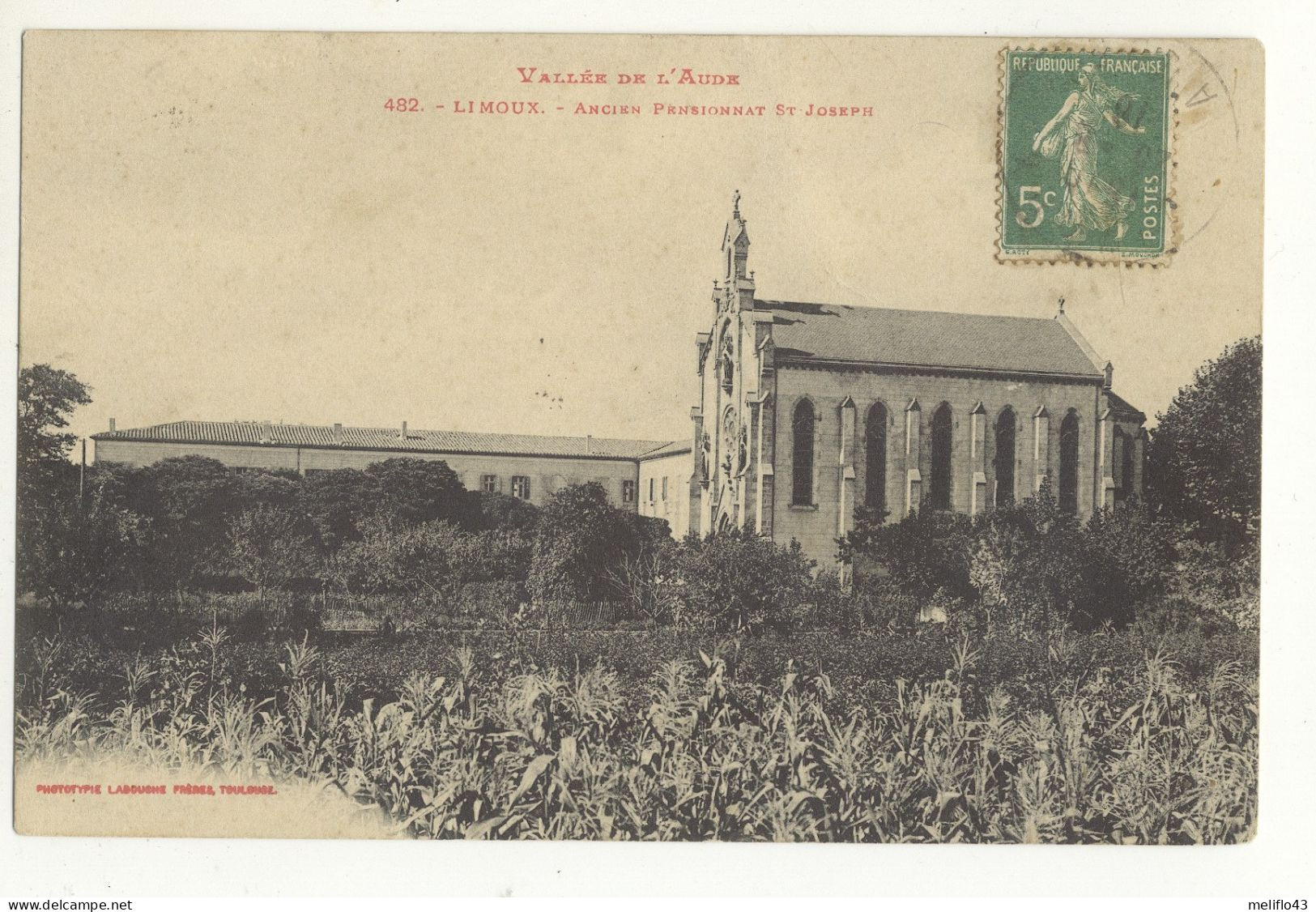 11/ CPA - Limoux - Ancien Pensionnat St Joseph - Limoux