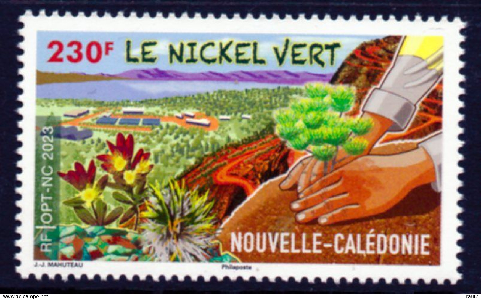 Nouvelle-Calédonie 2023 - Le Nickel Vert - 1 Val Neuf // Mnh - Unused Stamps