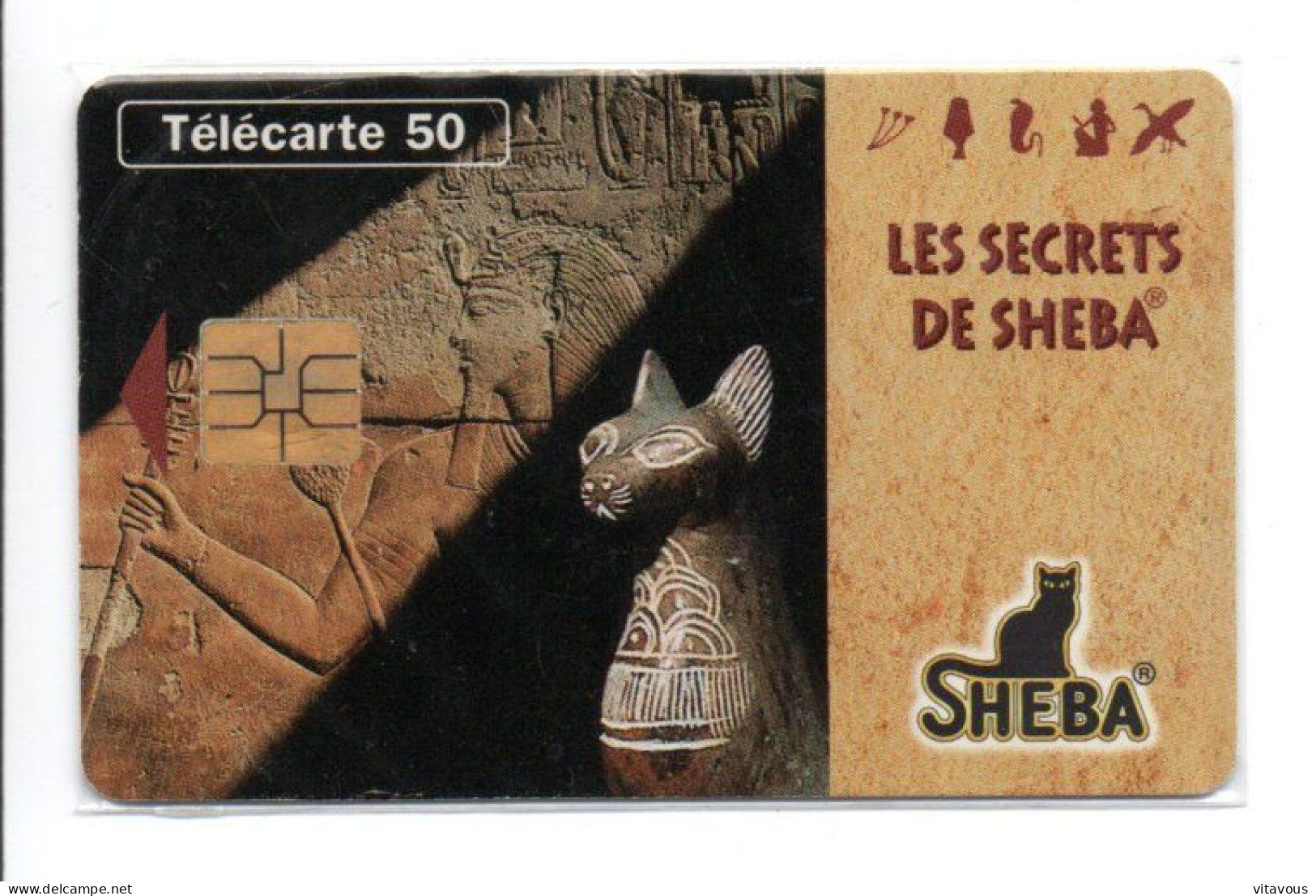 En 1586 SHEBA Le Chat Lumière La Carte N°2 Cat Télécarte FRANCE 50 Unités Phonecard  (F 427) - 50 Eenheden