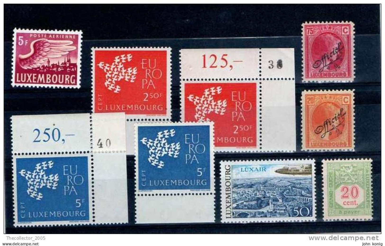 Luxembourg - Lussemburgo - Stamps Lot New-mint - Neue - Francobolli Lotto Nuovi (EUROPA CEPT) - Verzamelingen