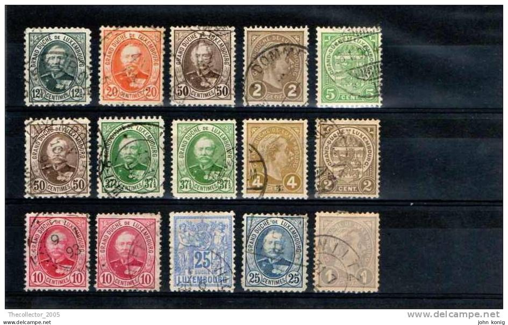 Luxembourg - Lussemburgo - Stamps Lot Used - Gestempeld - Francobolli Lotto Usati - Collections