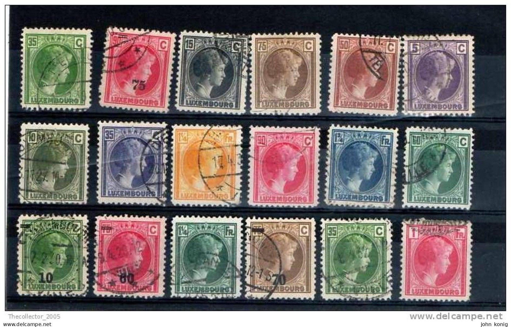 Luxembourg - Lussemburgo - Stamps Lot Used - Gestempeld - Francobolli Lotto Usati - Verzamelingen