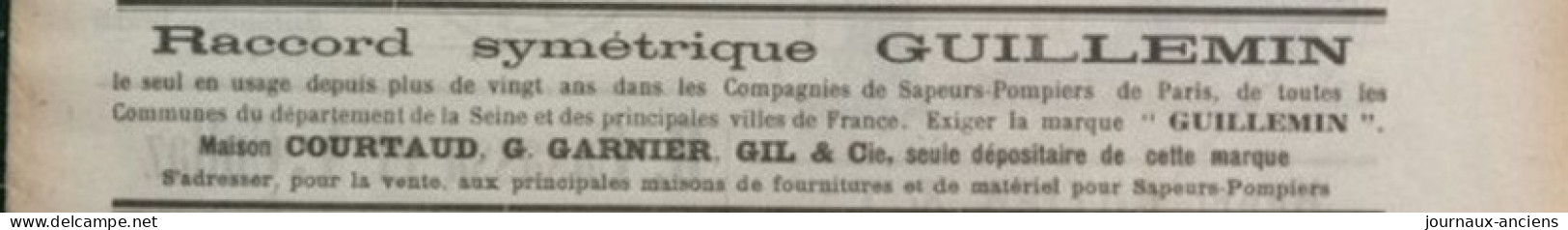 1912 Journal des SAPEURS POMPIERS - INCENDIE DE FORÊTS - CONCOURS DE BELFORT - FEU À PARIS - LE FERTÉ BERNARD