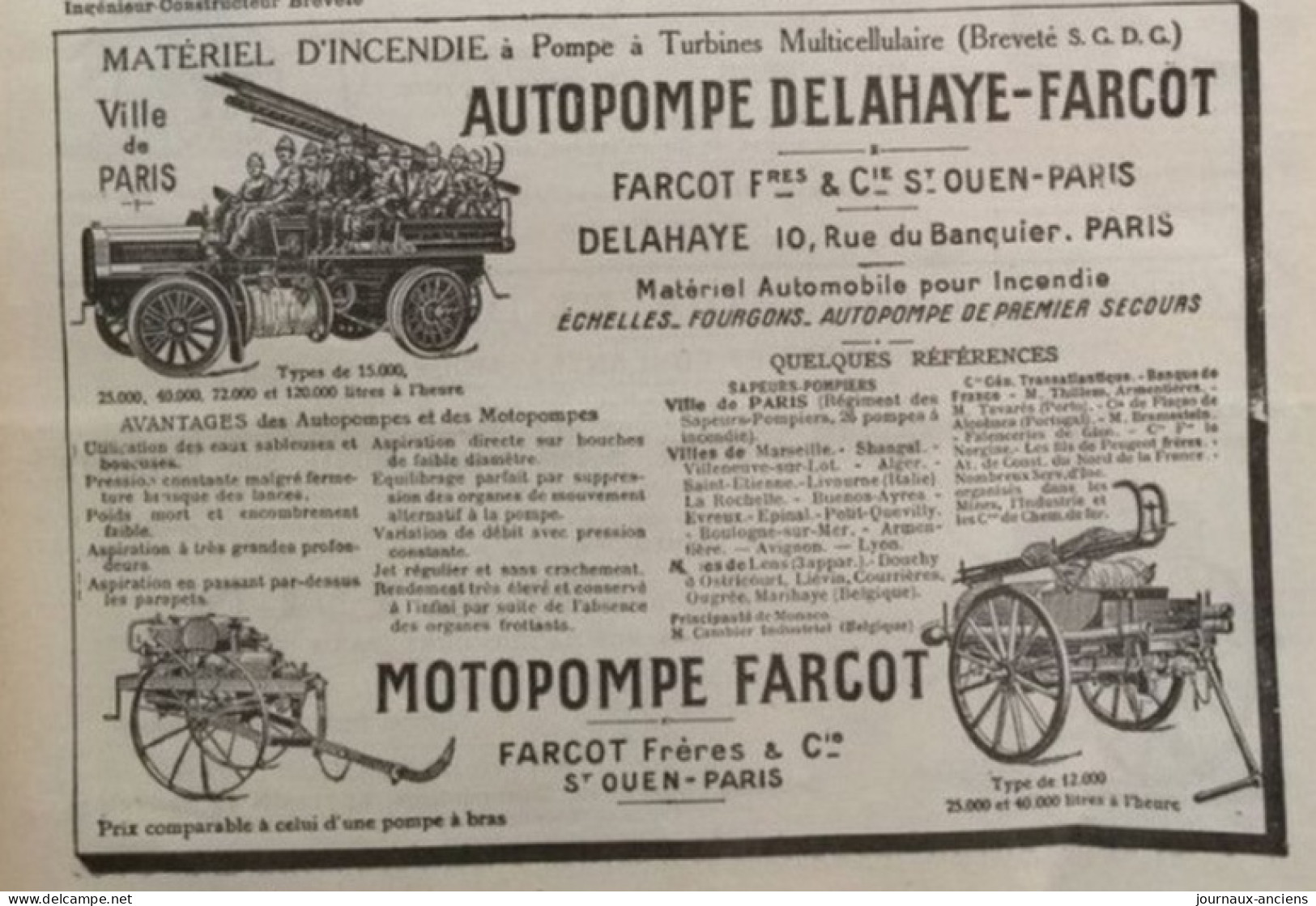 1912 Journal des SAPEURS POMPIERS - INCENDIE DE FORÊTS - CONCOURS DE BELFORT - FEU À PARIS - LE FERTÉ BERNARD