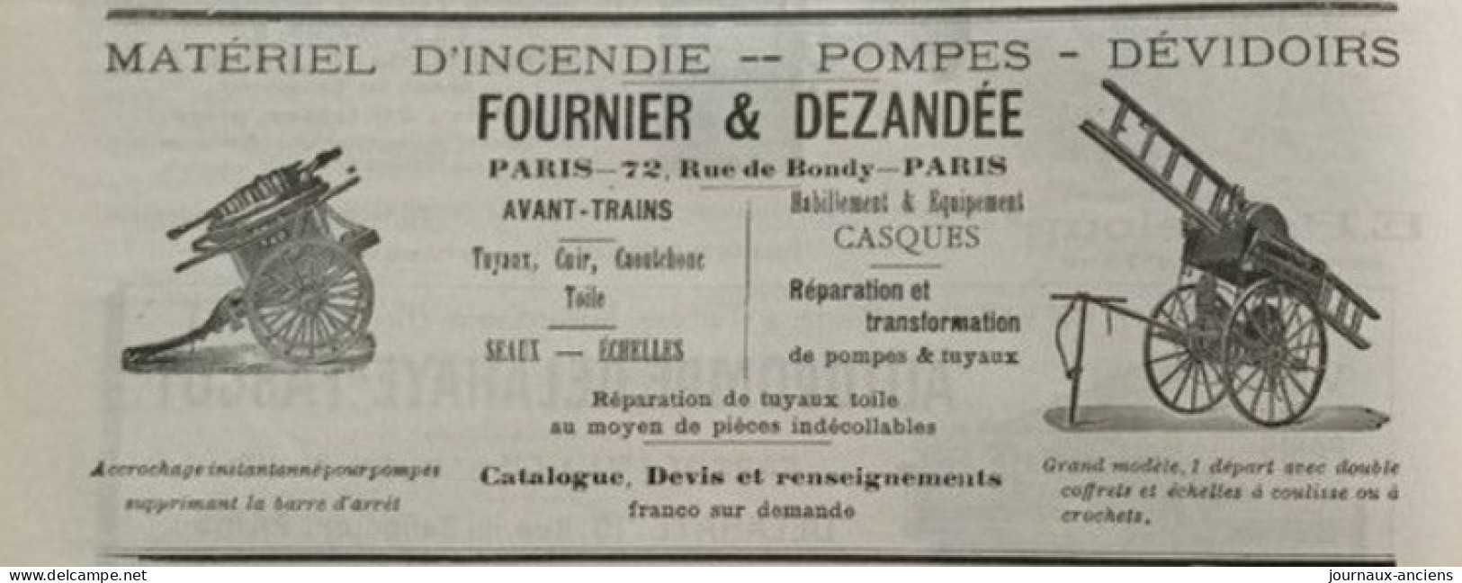 1912 Journal des SAPEURS POMPIERS - INCENDIE DE FORÊTS - CONCOURS DE BELFORT - FEU À PARIS - LE FERTÉ BERNARD