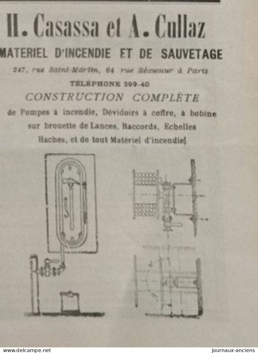 1912 Journal des SAPEURS POMPIERS - INCENDIE DE FORÊTS - CONCOURS DE BELFORT - FEU À PARIS - LE FERTÉ BERNARD