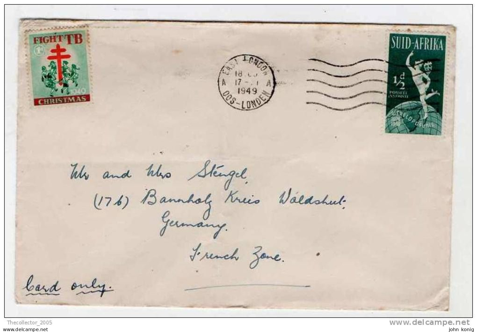 Sudafrica - South Africa - Lettera Busta Letter Cover Briefe - From South Africa To Germany (anni '50 - From'50s) - FDC